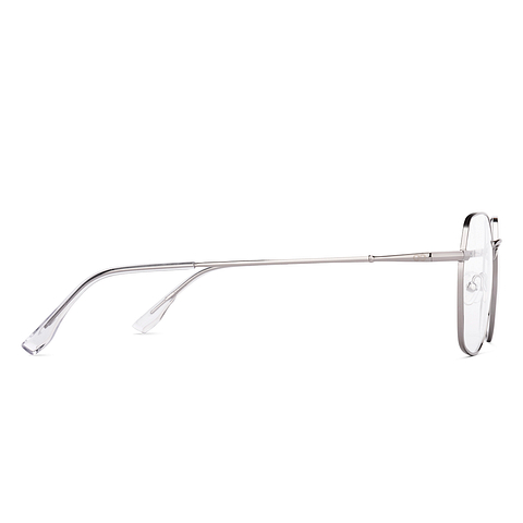Vincent Chase Online Silver Full Rim Geometric left side