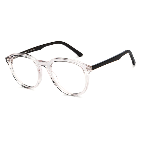 Vincent Chase Online Crystal Transparent Full Rim Geometric right side