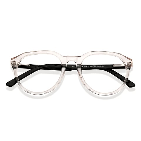 Vincent Chase Online Crystal Transparent Full Rim Geometric left side