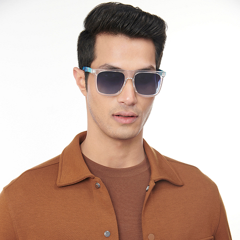 Vincent Chase Online Crystal Transparent Full Rim Square left side