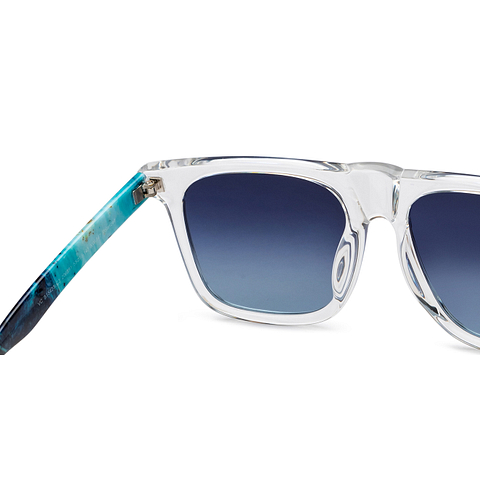 Vincent Chase Online Crystal Transparent Full Rim Square right side