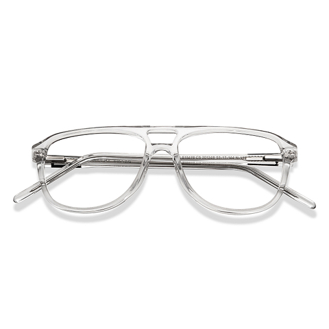 Vincent Chase Online Crystal Transparent Full Rim Aviator left side