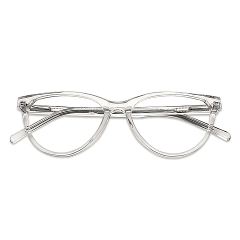 Vincent Chase Online Crystal Transparent Full Rim Cat Eye left side