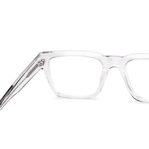 Vincent Chase Online Crystal Transparent Full Rim Square right side