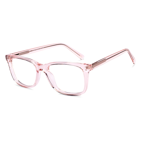 Buy Transparent Pink Full Rim Rectangle Vincent Chase Classic