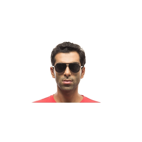 Vincent Chase Online Mid Gunmetal Full Rim Aviator left side