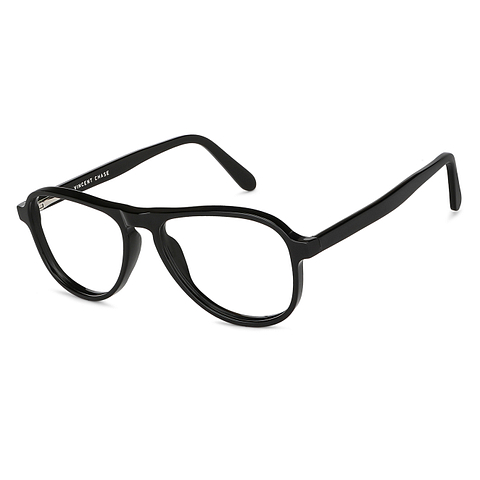 Vincent Chase Online Black Full Rim Aviator right side