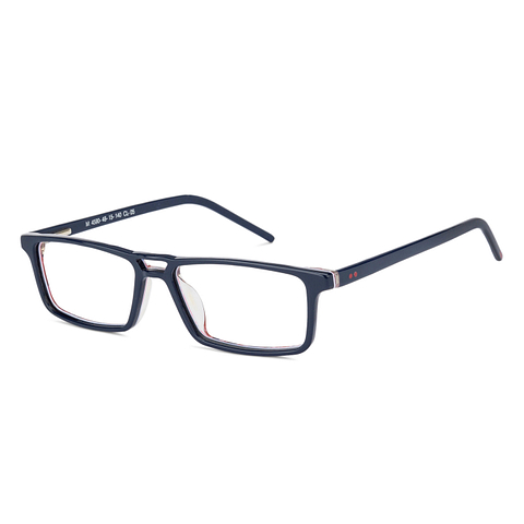 Hooper Online Sky Blue Full Rim Rectangle left side Hooper Online Sky Blue Full Rim Rectangle left side