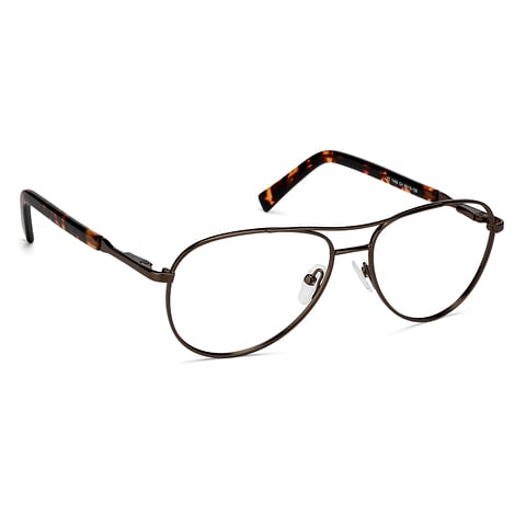 Vincent Chase Online Light Brown Full Rim Aviator left side