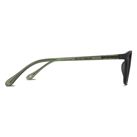 Lenskart Air Online Black Full Rim Rectangle left side