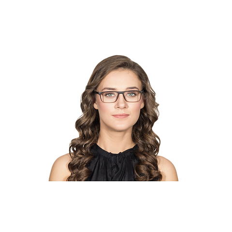Lenskart Air Online Brown Transparent Full Rim Rectangle right side