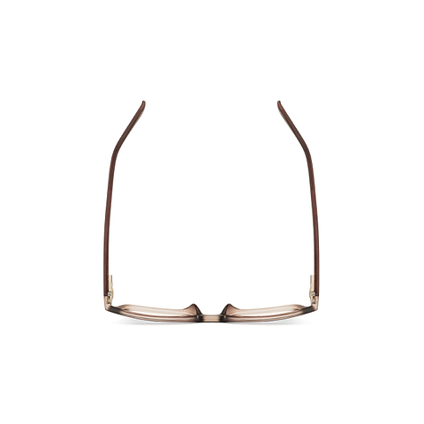 Lenskart Air Online Brown Transparent Full Rim Square left side Lenskart Air Online Brown Transparent Full Rim Square left side