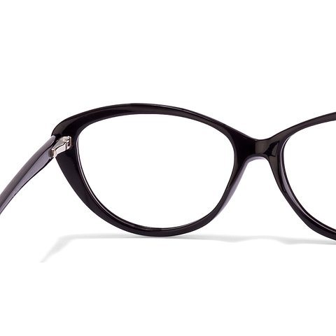 Vincent Chase Online Black Full Rim Cat Eye left side