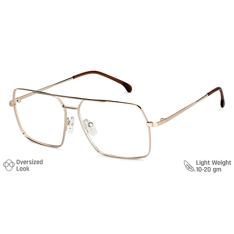 Vincent Chase Online Golden Full Rim Square right side