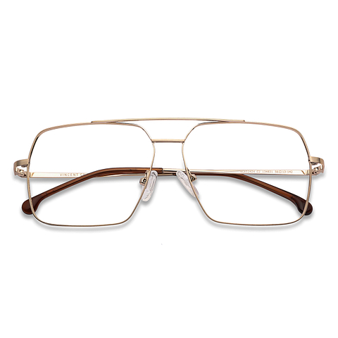 Vincent Chase Online Golden Full Rim Square left side