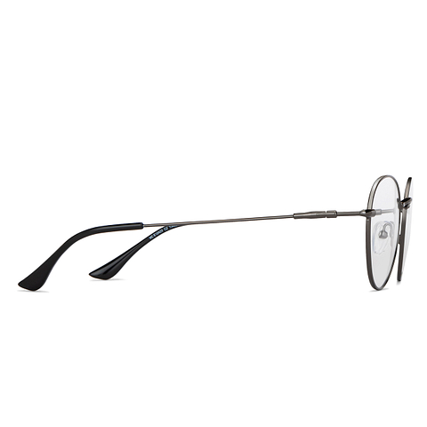 Vincent Chase Mid Gunmetal Full Rim Round left side Vincent Chase Mid Gunmetal Full Rim Round left side