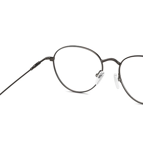 Vincent Chase Mid Gunmetal Full Rim Round right side Vincent Chase Mid Gunmetal Full Rim Round right side