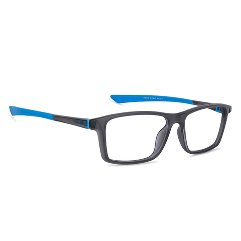 Lenskart Air Online Gray Transparent Full Rim Rectangle left side