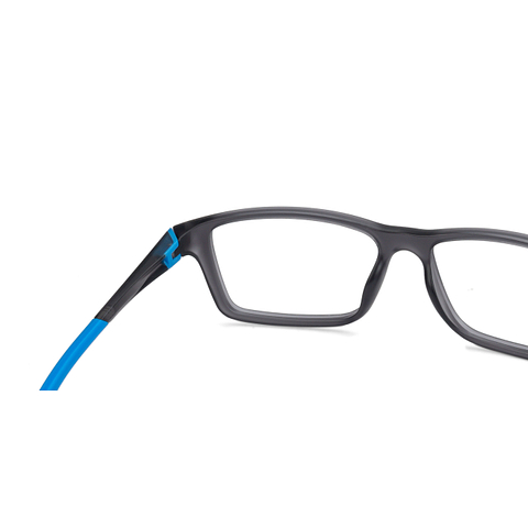Lenskart Air Online Gray Transparent Full Rim Rectangle left side