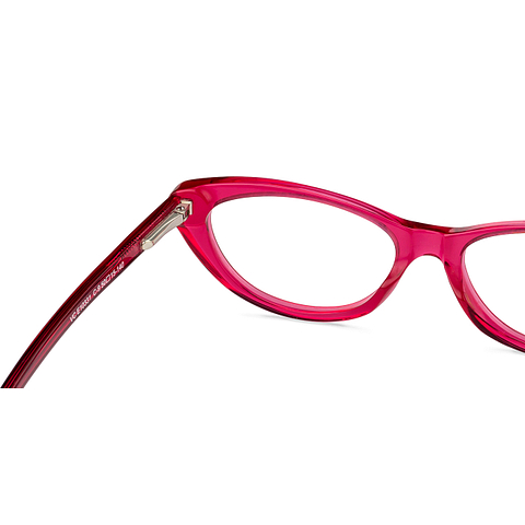 Vincent Chase Online Pink Transparent Full Rim Cat Eye right side