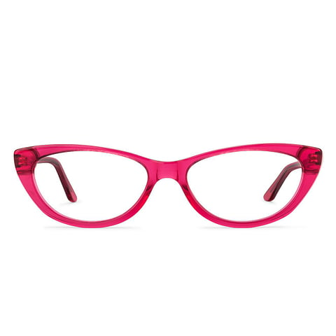 Vincent Chase Online Pink Transparent Full Rim Cat Eye left side