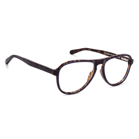 Vincent Chase Online Brown Grey Full Rim Aviator left side