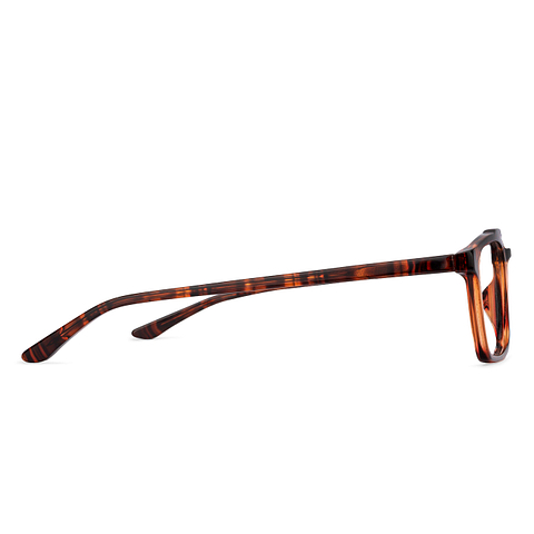 Vincent Chase Online Brown Striped Full Rim Rectangle left side