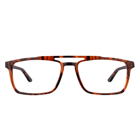 Vincent Chase Online Brown Striped Full Rim Rectangle left side