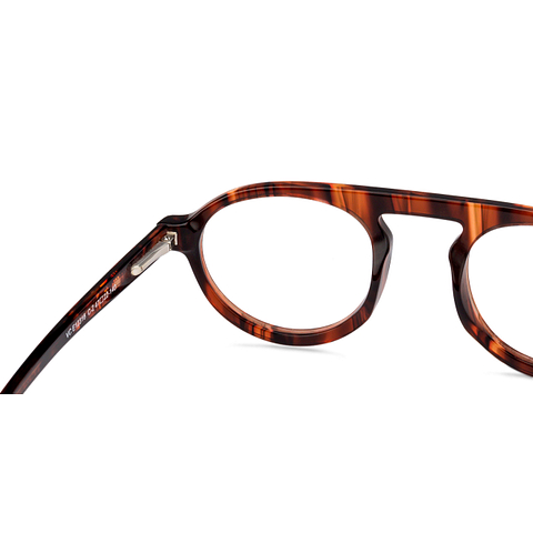 Vincent Chase Online Brown Striped Full Rim Round left side