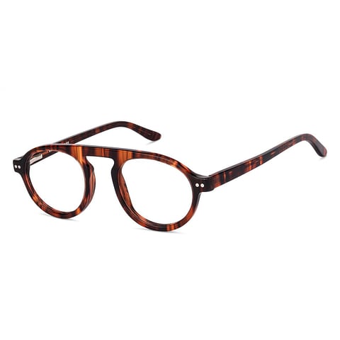 Vincent Chase Online Brown Striped Full Rim Round right side