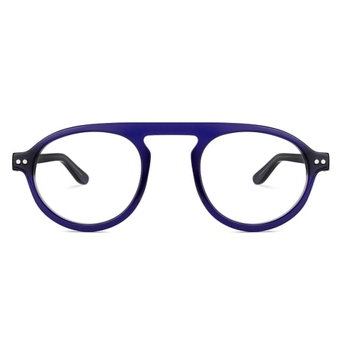 Vincent Chase Online Sky Blue Full Rim Round left side