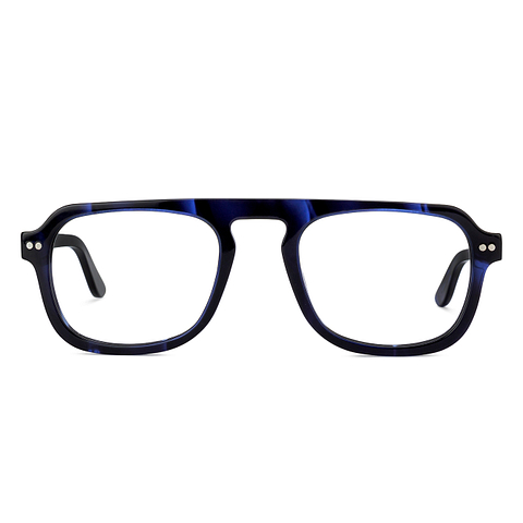 Vincent Chase Online Sky Blue Full Rim Rectangle left side