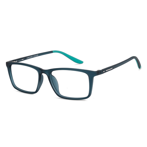Hooper Online Blue Transparent Full Rim Rectangle right side