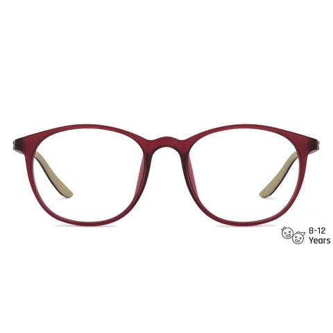 Hooper Online Red Transparent Full Rim Round left side