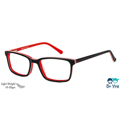 Hooper Online Black Full Rim Rectangle right side