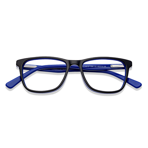 Hooper Online Black Full Rim Rectangle right side