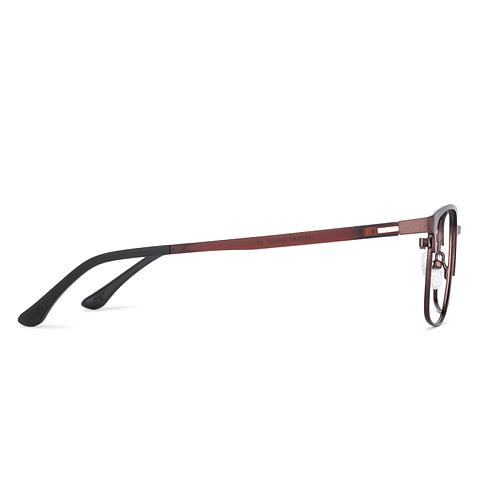 Lenskart Air Online Light Brown Full Rim Square right side