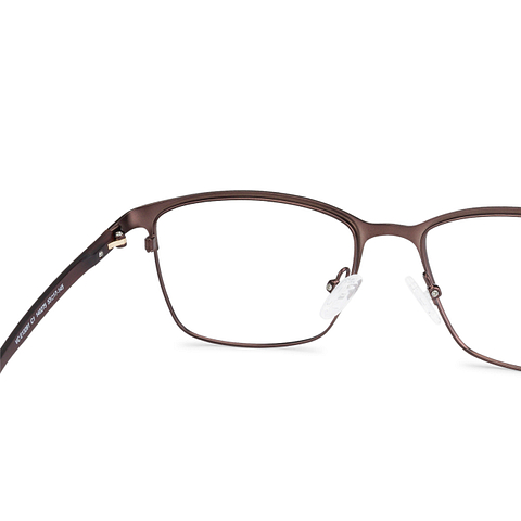 Lenskart Air Online Light Brown Full Rim Square left side