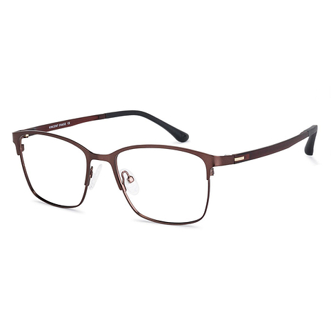 Lenskart Air Online Light Brown Full Rim Square left side