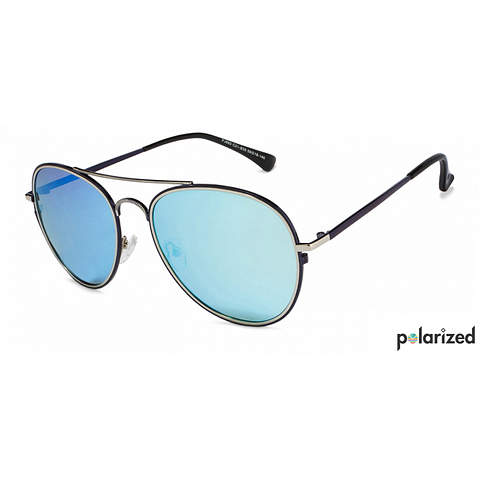Vincent Chase Online Silver Full Rim Aviator left side