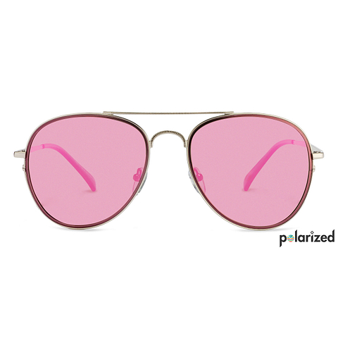 Pink Mirror Pink Polarized Sunglasses Buy Silver Pink Mirror Full