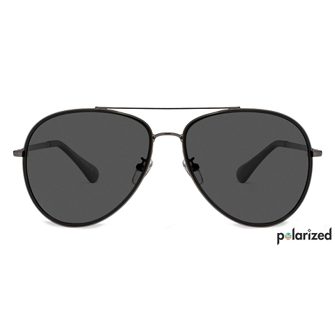 Vincent Chase Online Mid Gunmetal Full Rim Aviator left side