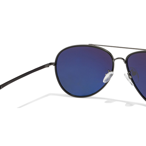 Vincent Chase Online Mid Gunmetal Full Rim Aviator left side