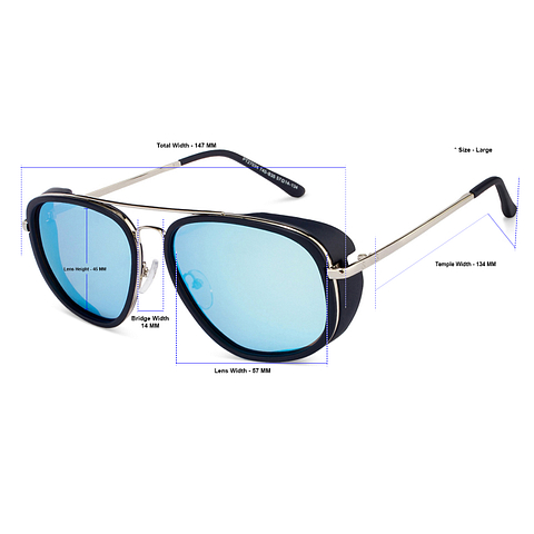 Vincent Chase Online Silver Full Rim Rectangle left side Vincent Chase Online Silver Full Rim Rectangle left side