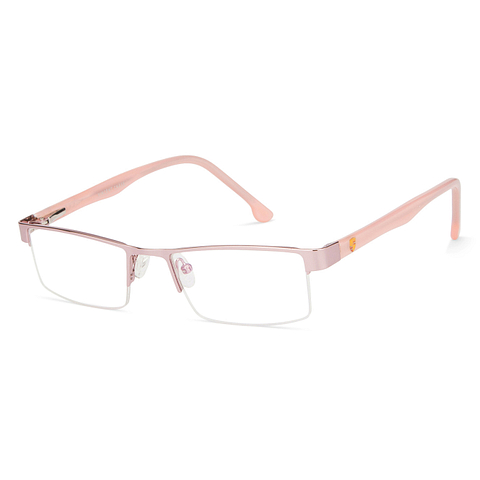 Buy Pink Half Rim Rectangle Vincent Chase Classic Acetate 002-14