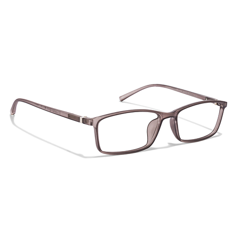Lenskart Lenskart TOI Special: Lenskart Air: Grey Transparent Full Rim Rectangle Lenskart TOI Special OTHERS TR-9117-C10 left side