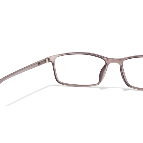 Lenskart Lenskart TOI Special: Lenskart Air: Grey Transparent Full Rim Rectangle Lenskart TOI Special OTHERS TR-9117-C10 left side