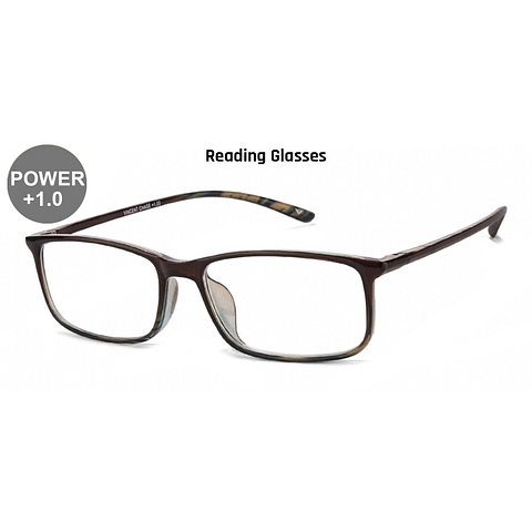 Buy Green Green Transparent Full Rim Rectangle Lenskart READERS VC