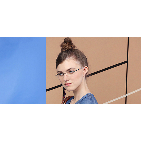 Lenskart Air Online Black Rimless Rectangle right side