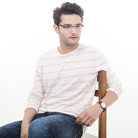 Lenskart Air Online Black Blue Rimless Rectangle left side
